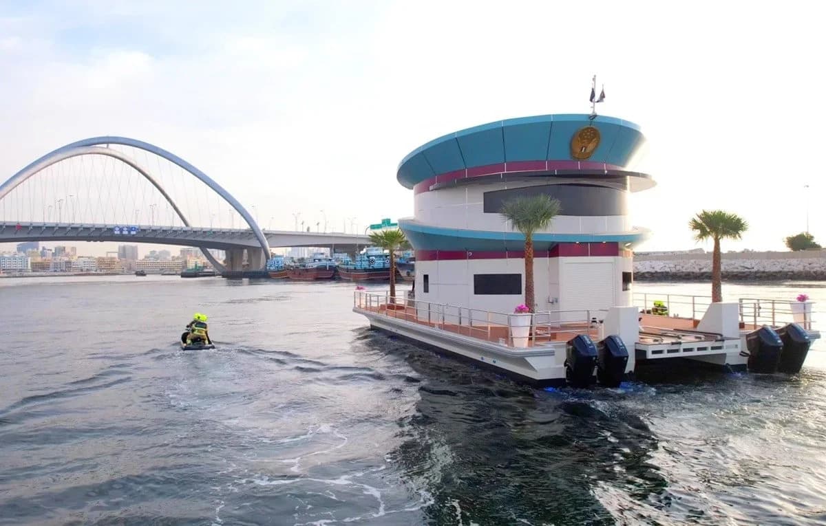 Dubai Unveils the World’s First Mobile Floating Fire Station